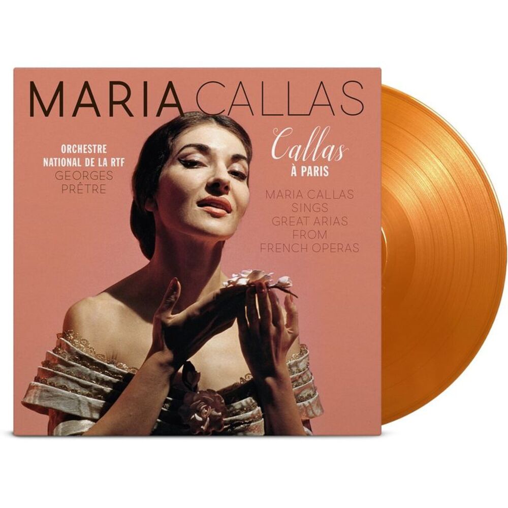 Maria Callas - Callas A Paris - Gold & Orange Vinyl  LP LP